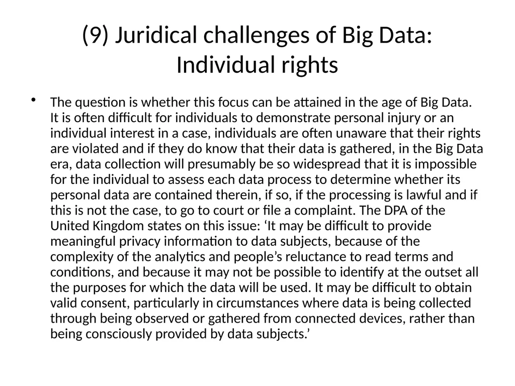 Big Data and privacy Bart van der Sloot Tilburg - slide 52 of 60
