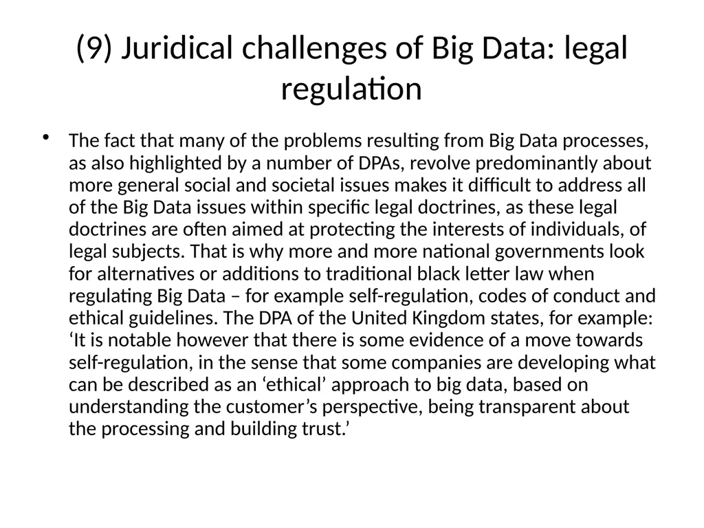 Big Data and privacy Bart van der Sloot Tilburg - slide 54 of 60