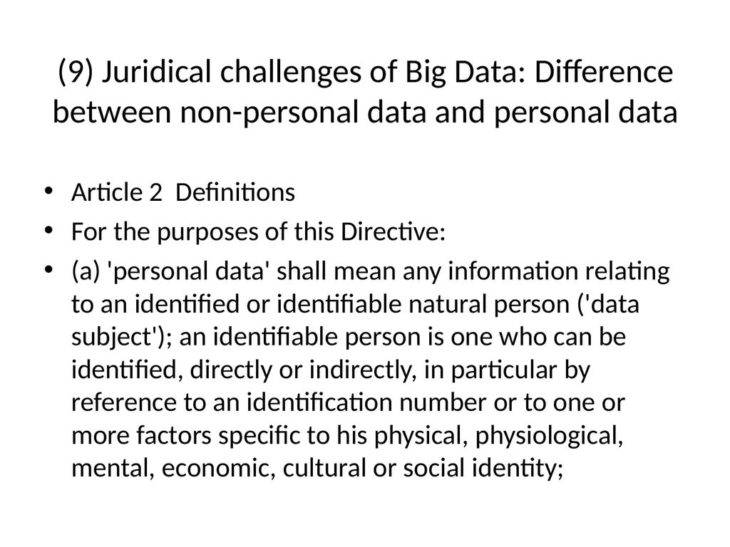 Big Data and privacy Bart van der Sloot Tilburg - slide 55 of 60