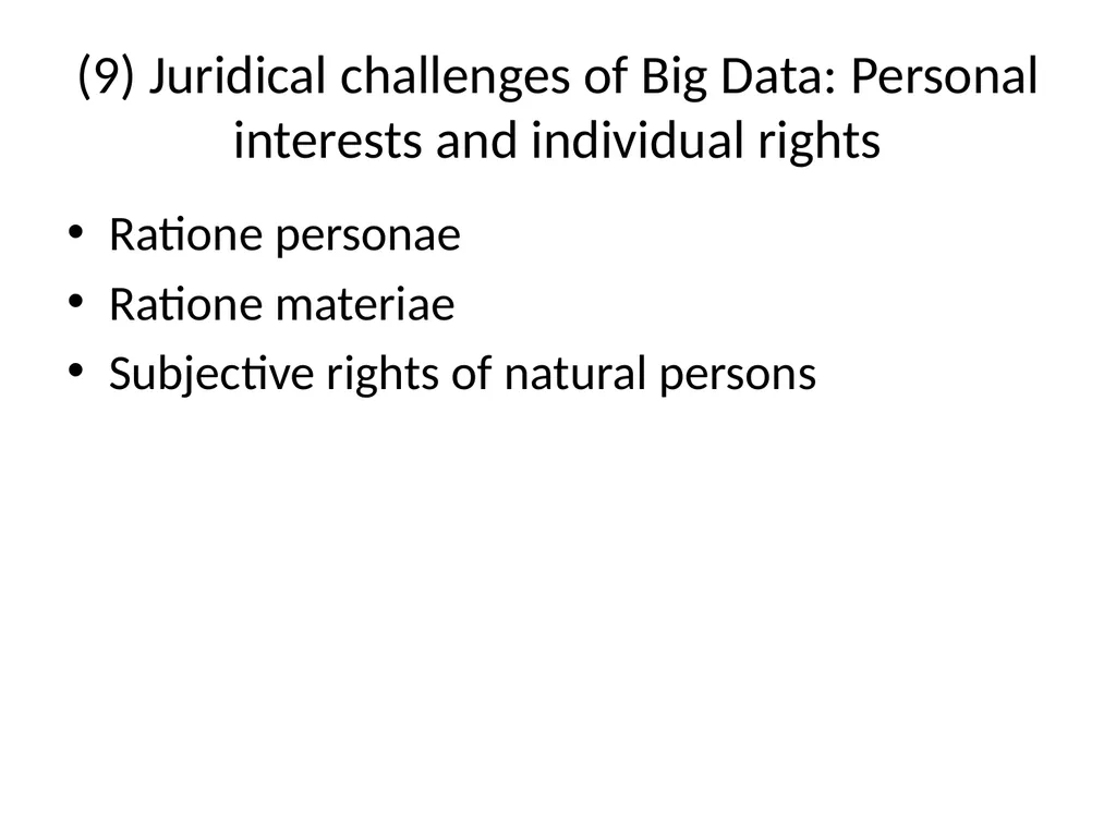 Big Data and privacy Bart van der Sloot Tilburg - slide 58 of 60