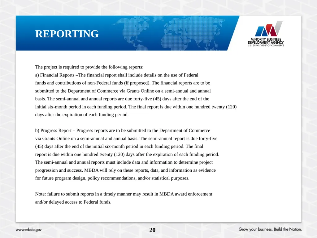 PRE-APPLICATION CONFERENCE American Indian, Alaska - slide 20 of 23