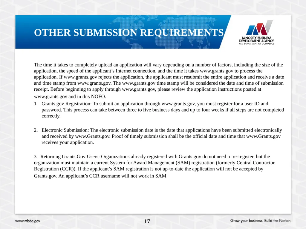 PRE-APPLICATION CONFERENCE American Indian, Alaska - slide 17 of 23