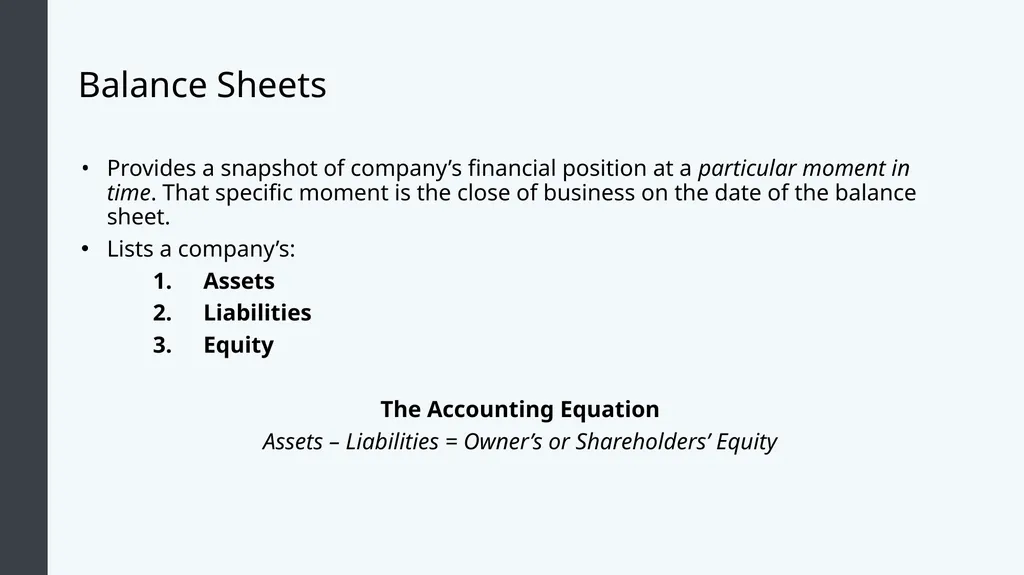 Introduction to Business Accounting and Finance - slide 23 of 59