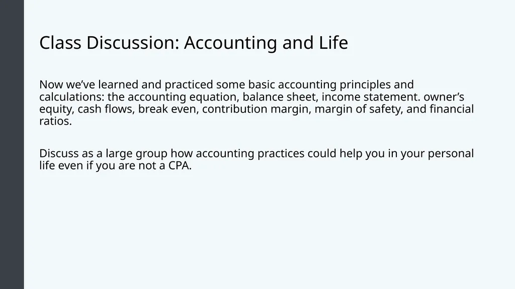 Introduction to Business Accounting and Finance - slide 54 of 59