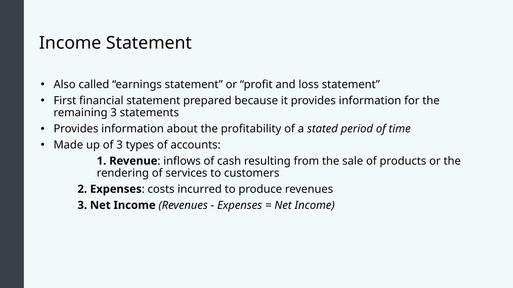 Introduction to Business Accounting and Finance - slide 19 of 59