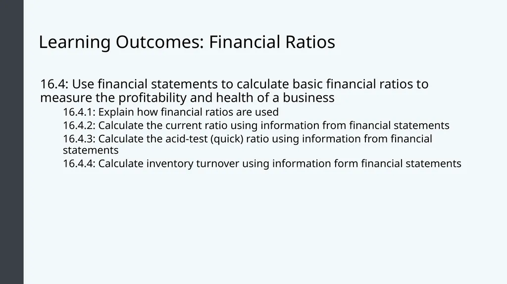 Introduction to Business Accounting and Finance - slide 41 of 59