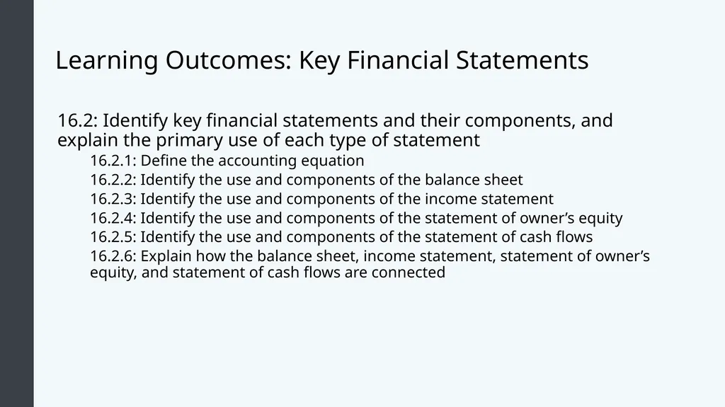 Introduction to Business Accounting and Finance - slide 16 of 59