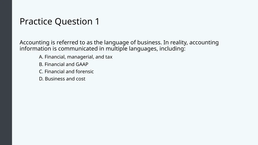 Introduction to Business Accounting and Finance - slide 12 of 59