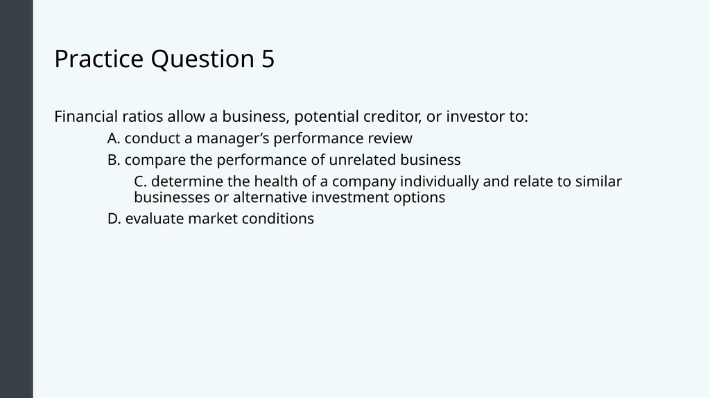 Introduction to Business Accounting and Finance - slide 50 of 59