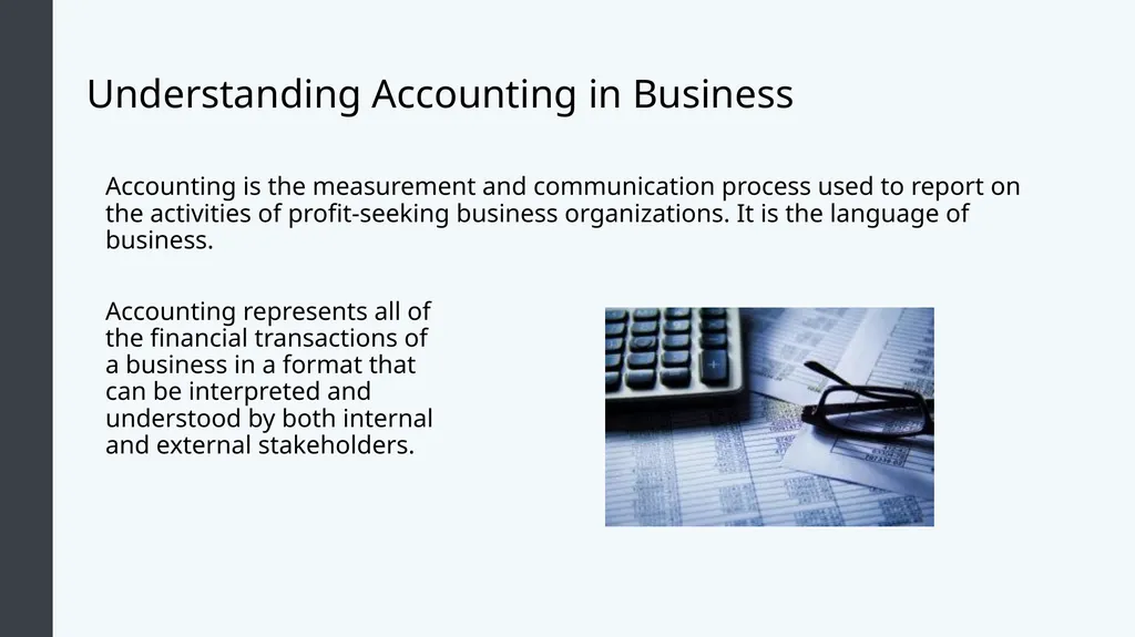 Introduction to Business Accounting and Finance - slide 6 of 59