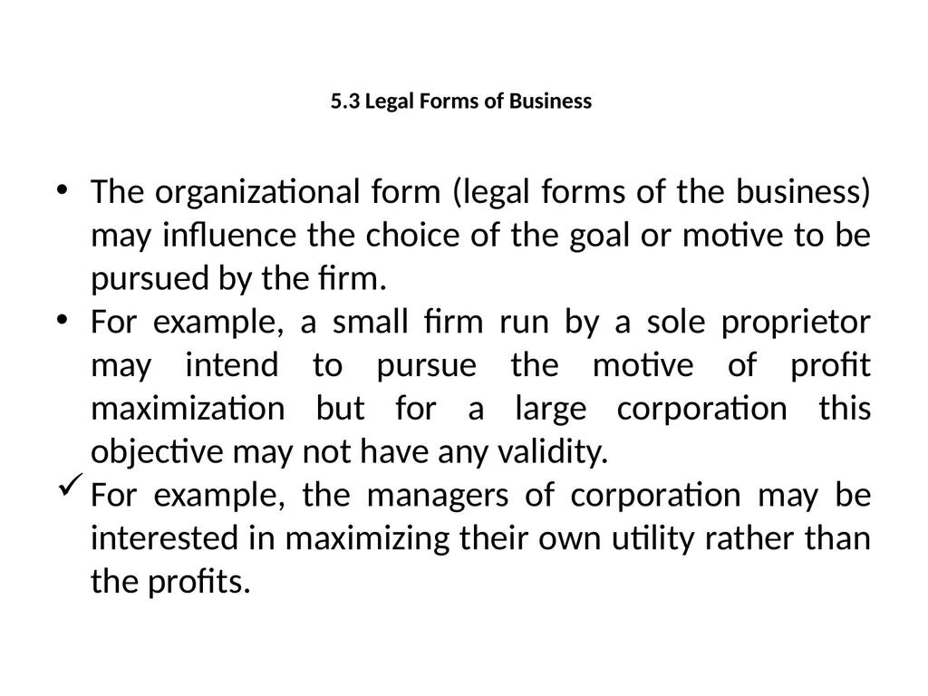 CHAPTER FIVE ANALYSIS OF FIRM STRUCTURE After - slide 14 of 52