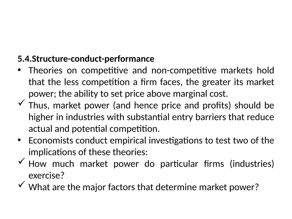 CHAPTER FIVE ANALYSIS OF FIRM STRUCTURE After - slide 36 of 52