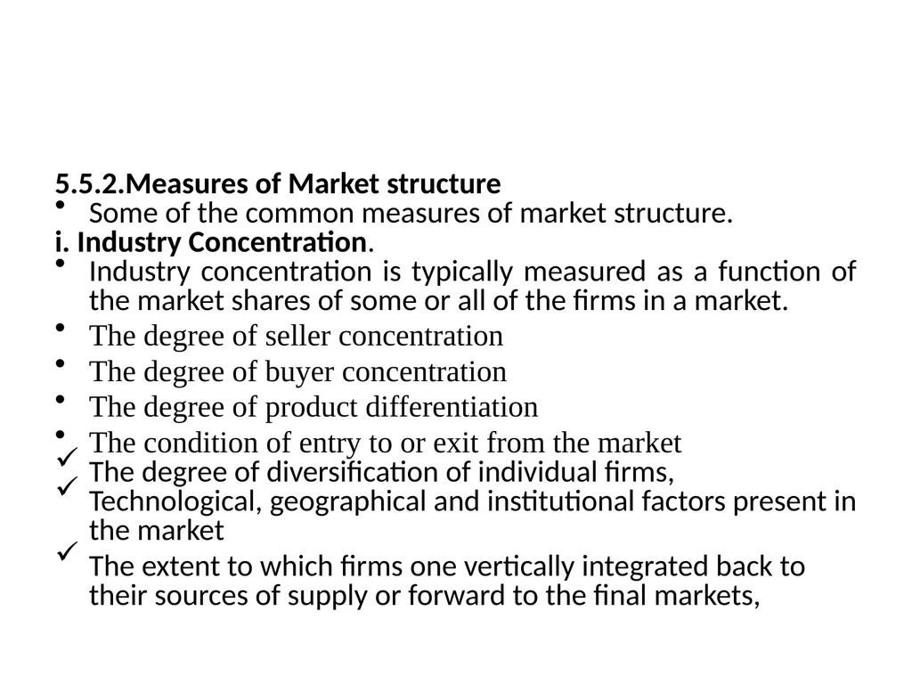 CHAPTER FIVE ANALYSIS OF FIRM STRUCTURE After - slide 52 of 52