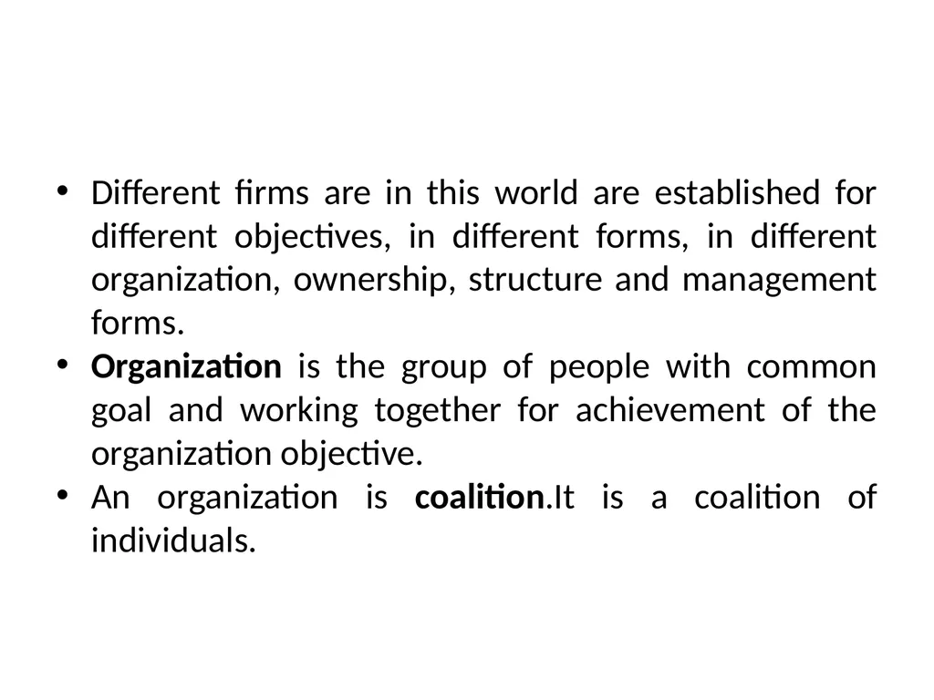 CHAPTER FIVE ANALYSIS OF FIRM STRUCTURE After - slide 2 of 52