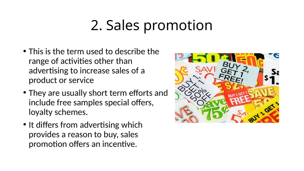 4 P’s – Promotion This refers “to the method made - slide 24 of 30
