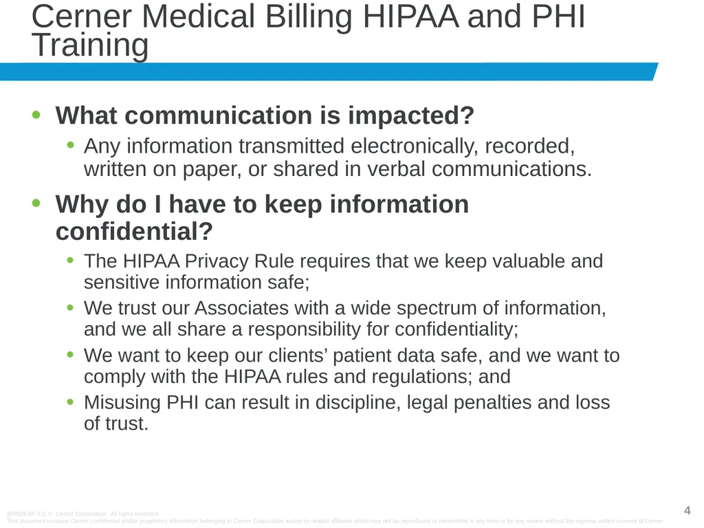 Revenue Cycle Compliance 1303521959_Cerner Medical - slide 4 of 21