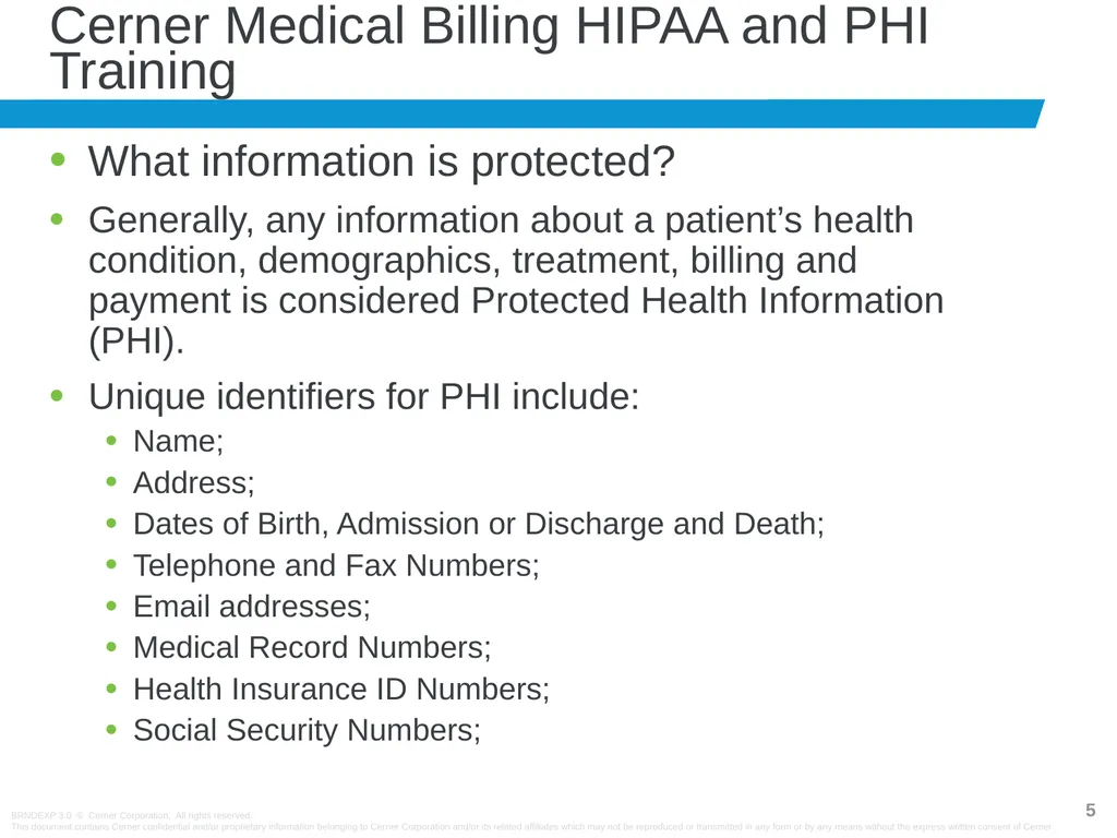 Revenue Cycle Compliance 1303521959_Cerner Medical - slide 5 of 21