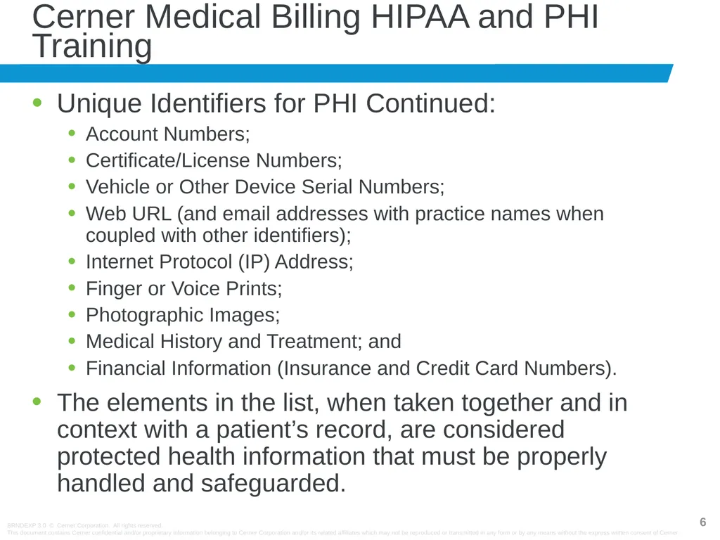 Revenue Cycle Compliance 1303521959_Cerner Medical - slide 6 of 21