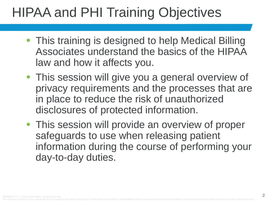 Revenue Cycle Compliance 1303521959_Cerner Medical - slide 2 of 21