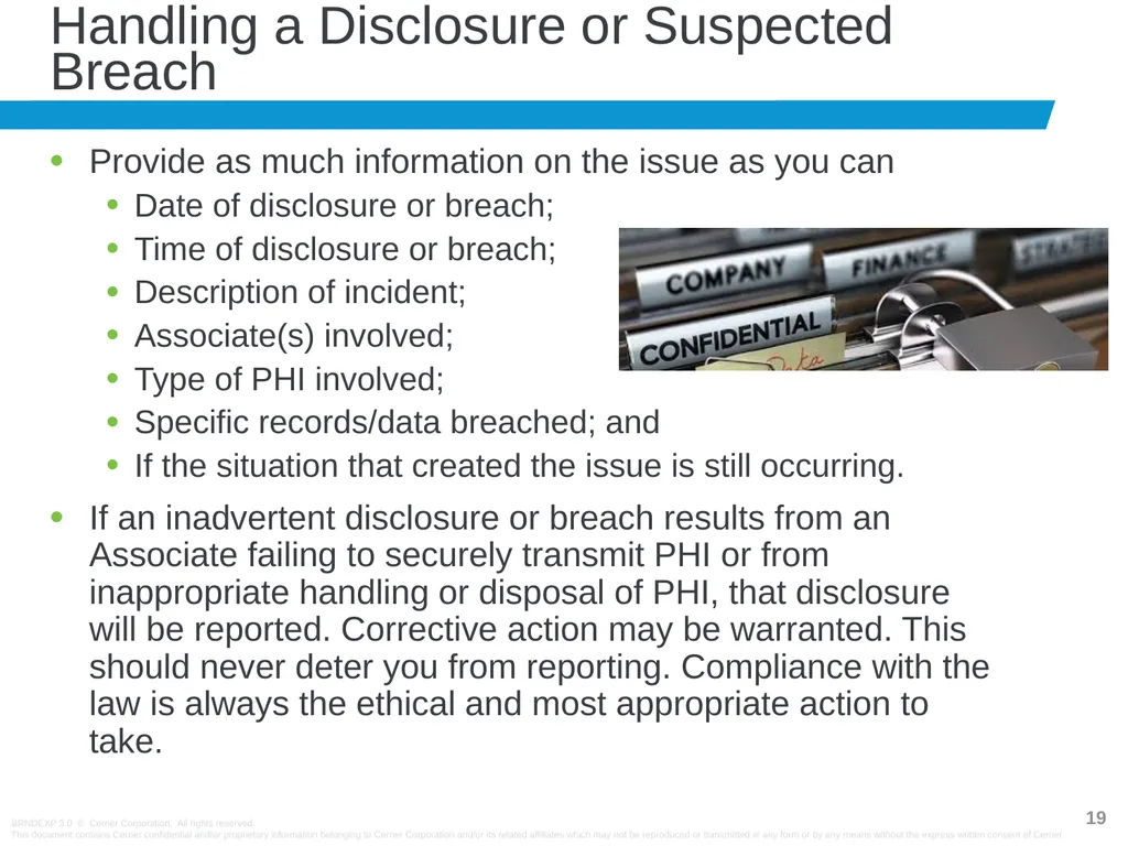 Revenue Cycle Compliance 1303521959_Cerner Medical - slide 19 of 21