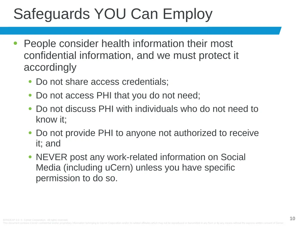 Revenue Cycle Compliance 1303521959_Cerner Medical - slide 10 of 21