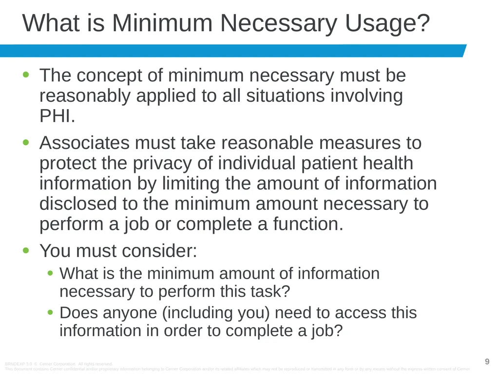 Revenue Cycle Compliance 1303521959_Cerner Medical - slide 9 of 21