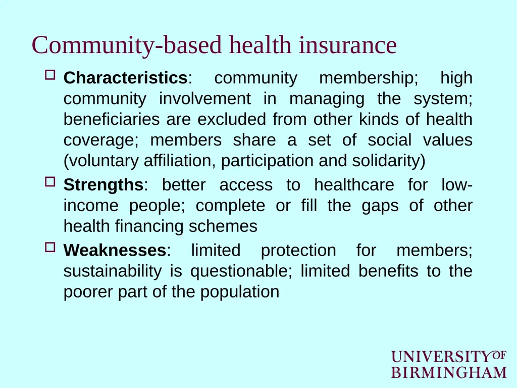How healthcare is funded internationally Cristina - slide 22 of 30
