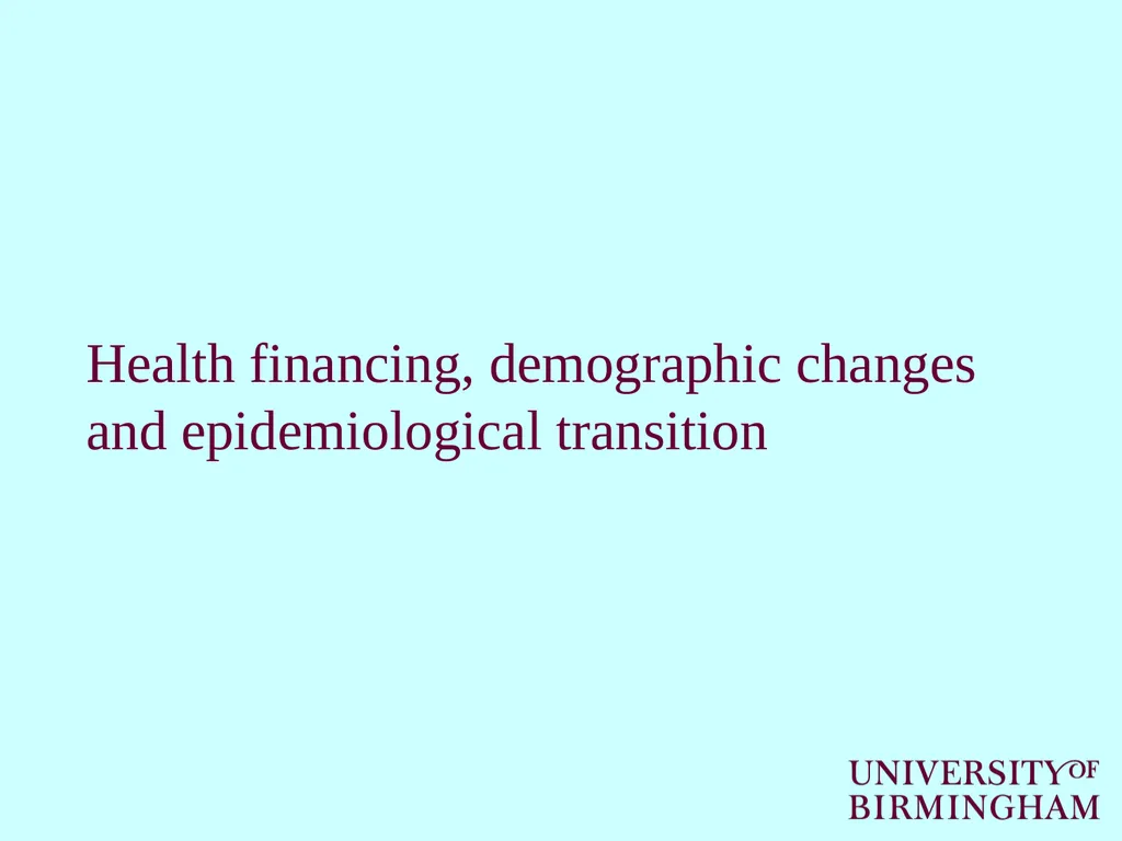 How healthcare is funded internationally Cristina - slide 6 of 30