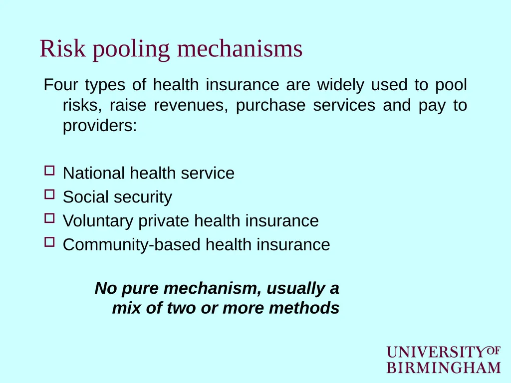 How healthcare is funded internationally Cristina - slide 14 of 30