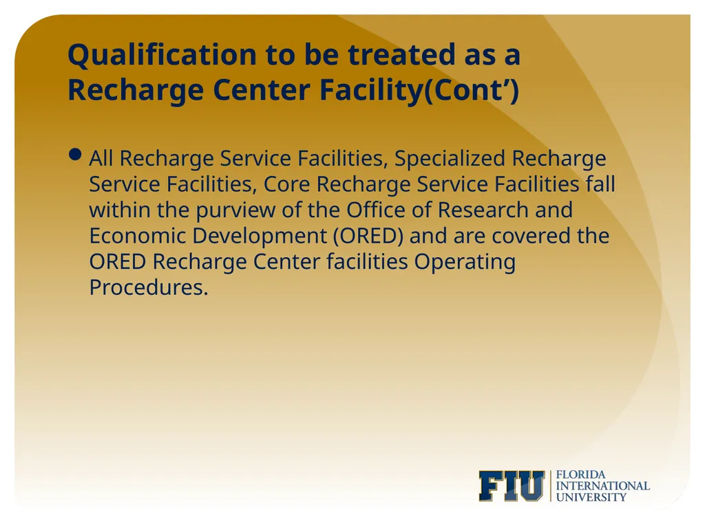 Setting Up a New Recharge Center Step-by-Step - slide 4 of 18