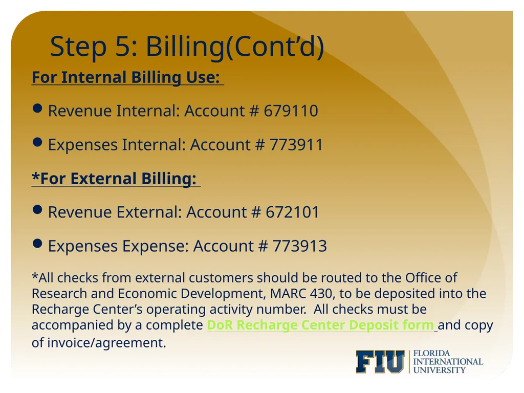 Setting Up a New Recharge Center Step-by-Step - slide 16 of 18