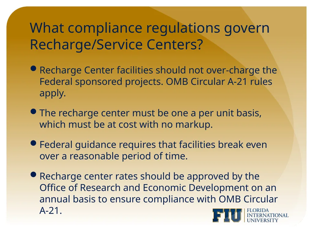 Setting Up a New Recharge Center Step-by-Step - slide 5 of 18