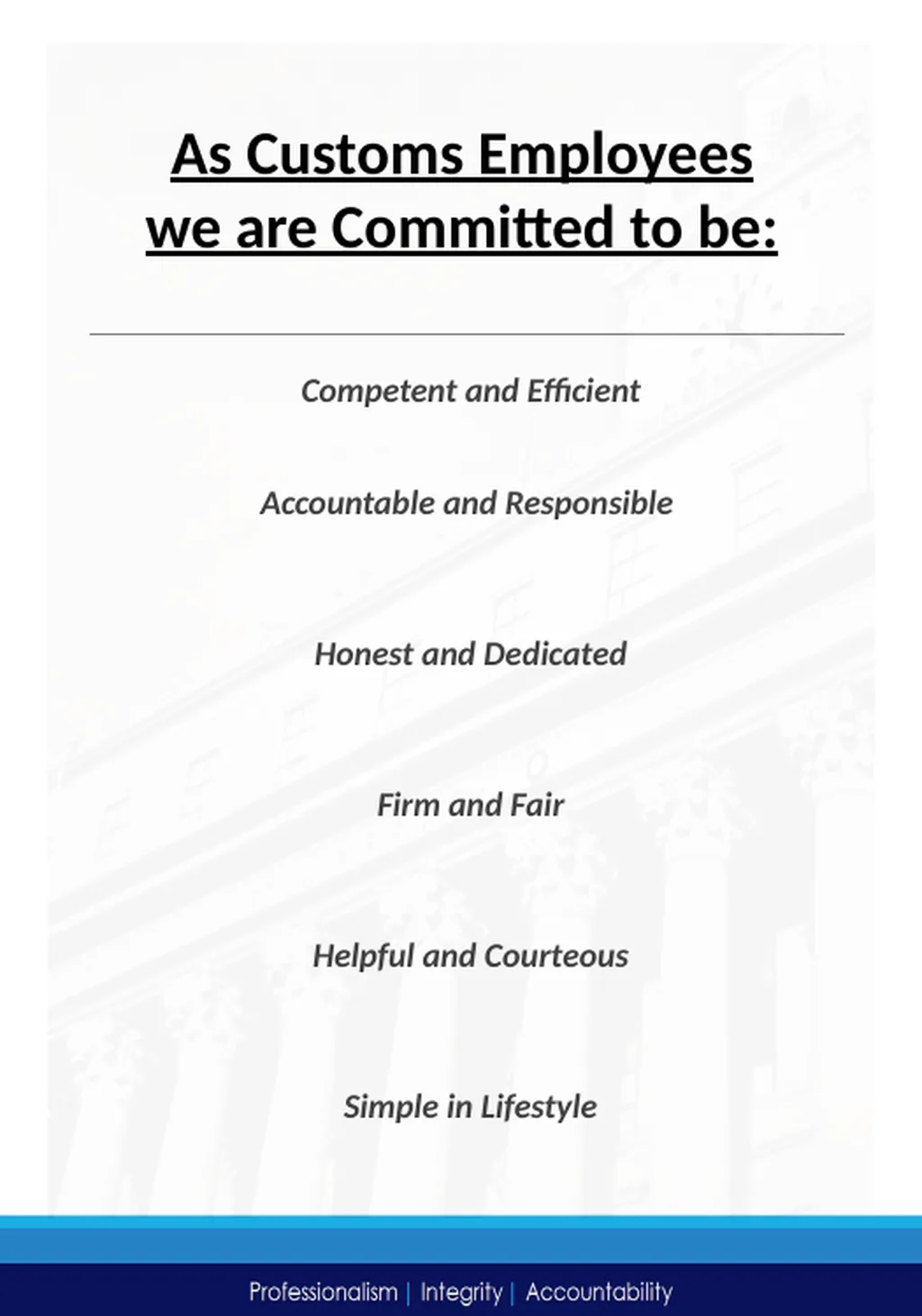 The Bureau of Customs (BOC), then the Bureau of - slide 10 of 17