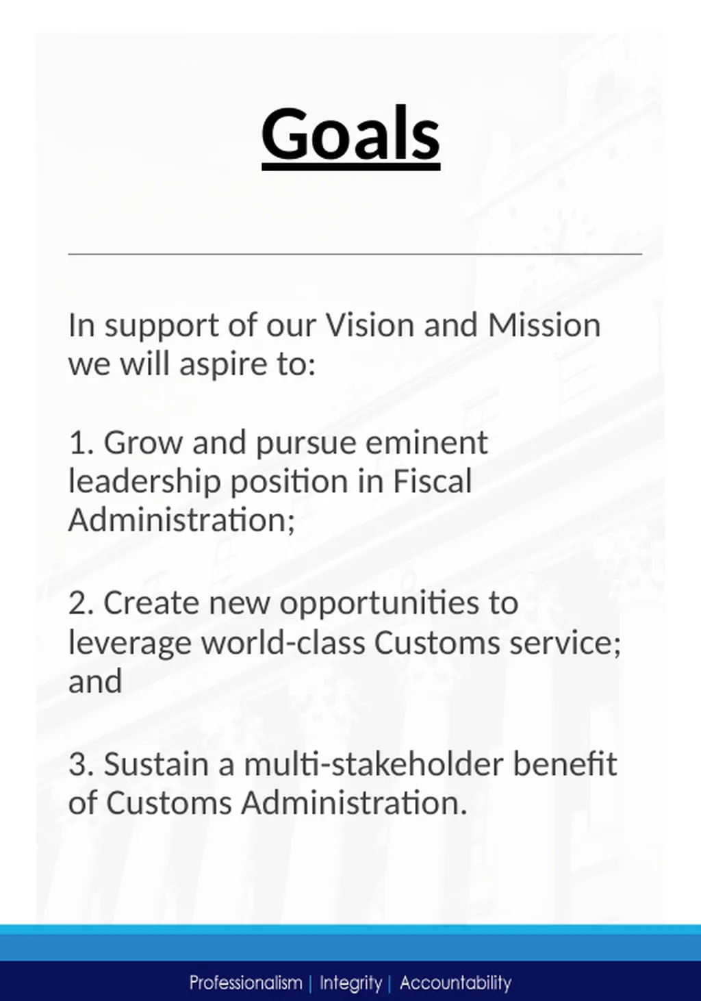 The Bureau of Customs (BOC), then the Bureau of - slide 14 of 17