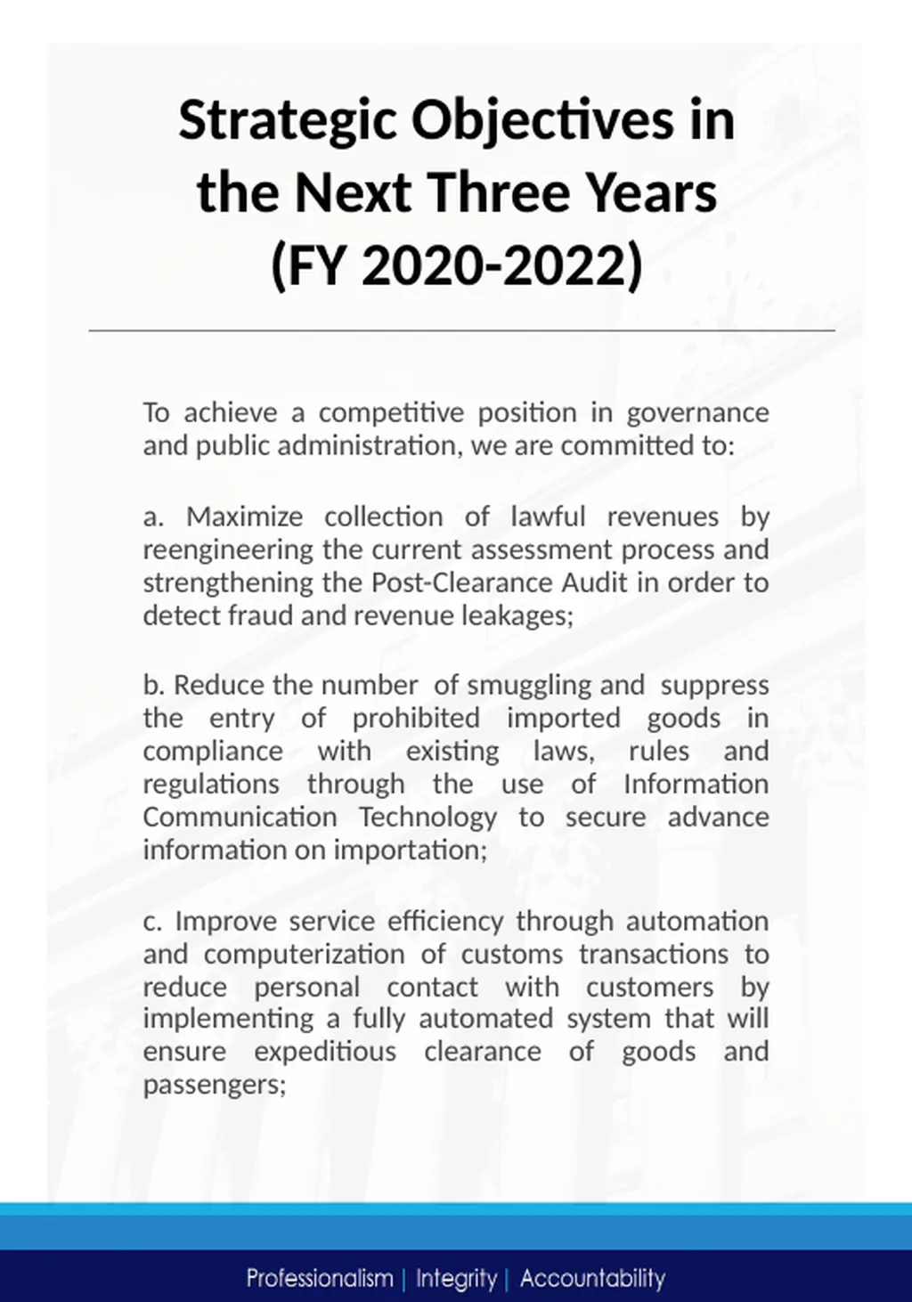 The Bureau of Customs (BOC), then the Bureau of - slide 15 of 17
