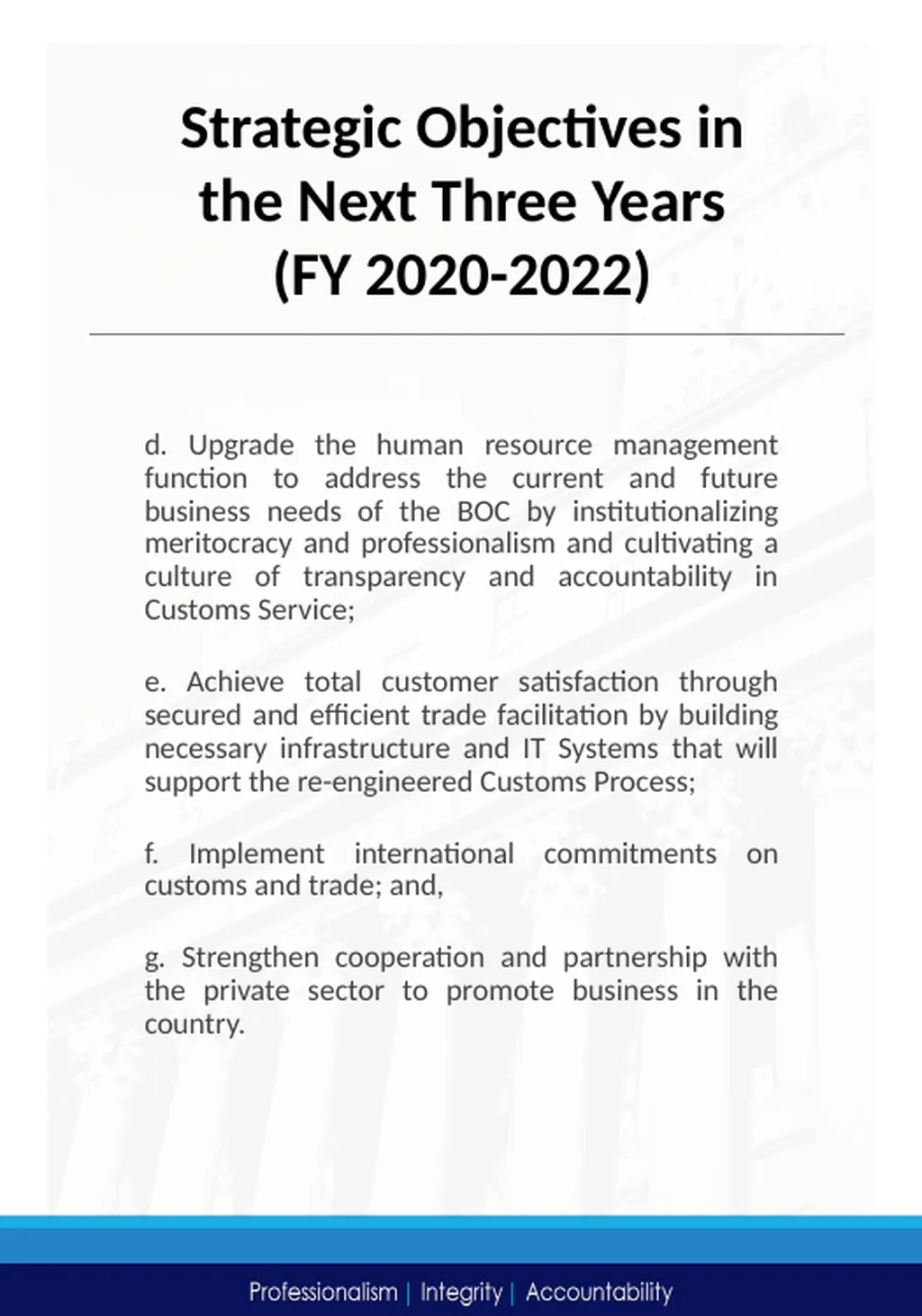 The Bureau of Customs (BOC), then the Bureau of - slide 16 of 17