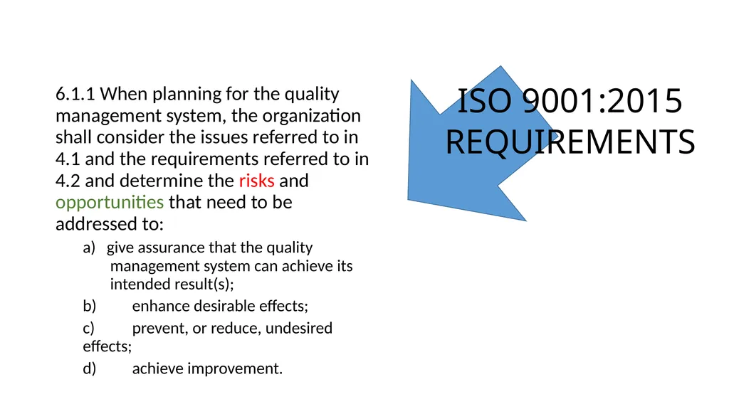 ISO 9001:2015 (RISKs Element) By KAMARRUDIN ALI 18 - slide 6 of 35