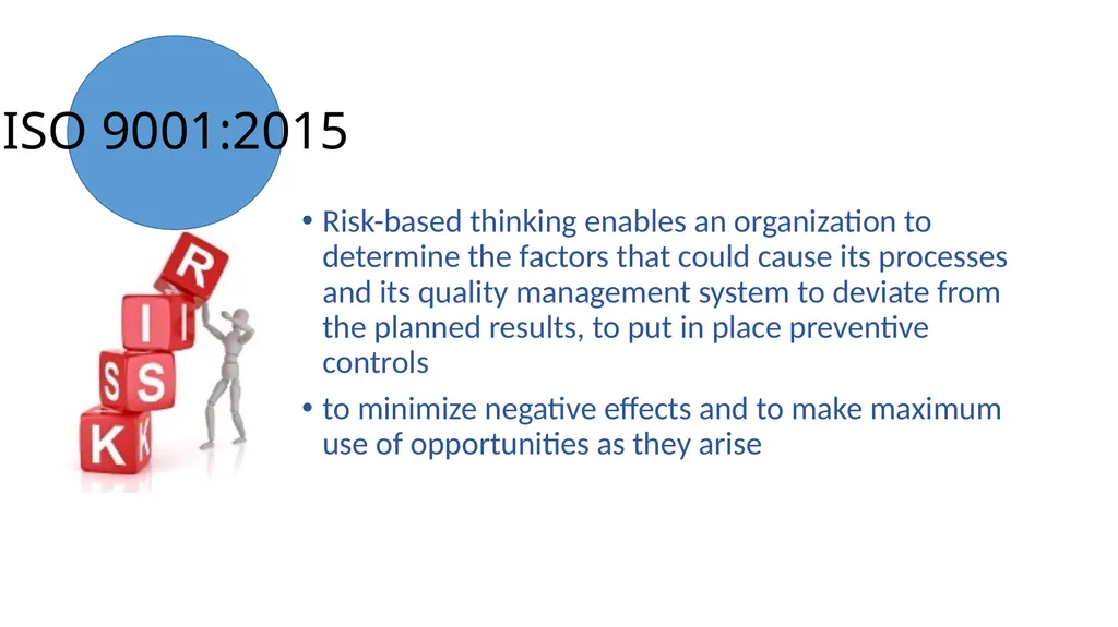 ISO 9001:2015 (RISKs Element) By KAMARRUDIN ALI 18 - slide 2 of 35