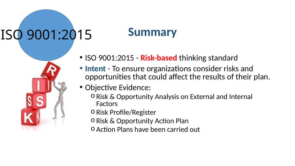 ISO 9001:2015 (RISKs Element) By KAMARRUDIN ALI 18 - slide 34 of 35