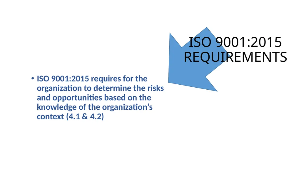 ISO 9001:2015 (RISKs Element) By KAMARRUDIN ALI 18 - slide 3 of 35