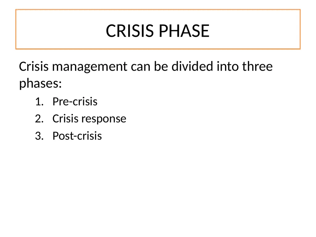 CRISIS MANAGEMENT Pertemuan 4,5 Gasal 2019-2020 - slide 4 of 37