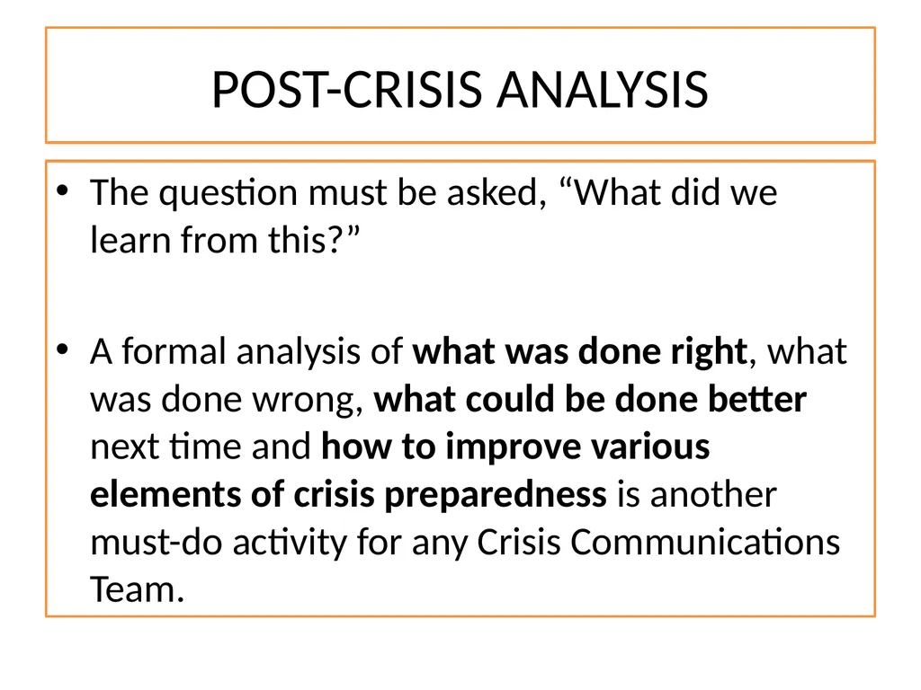CRISIS MANAGEMENT Pertemuan 4,5 Gasal 2019-2020 - slide 19 of 37
