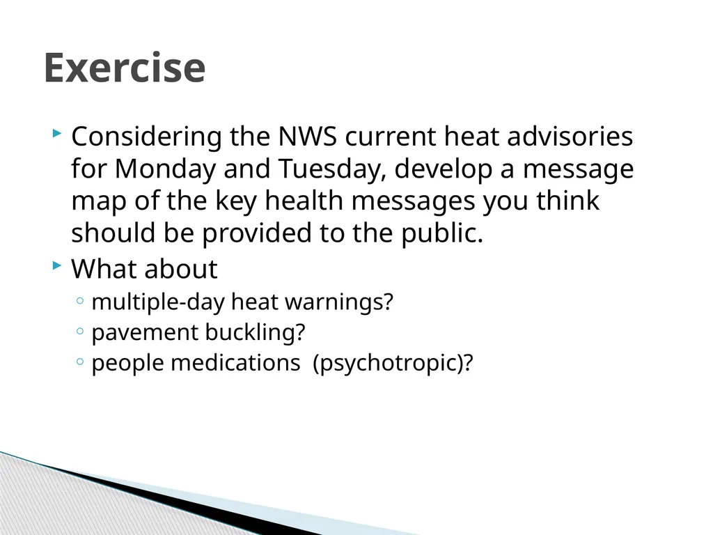 Risk Communication and Message Mapping CLHO - slide 34 of 36