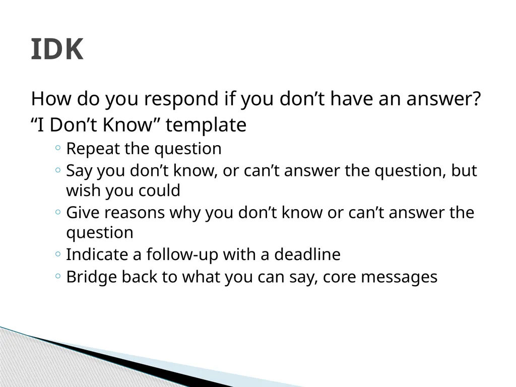 Risk Communication and Message Mapping CLHO - slide 26 of 36