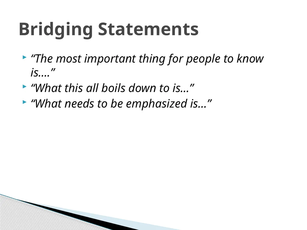 Risk Communication and Message Mapping CLHO - slide 27 of 36