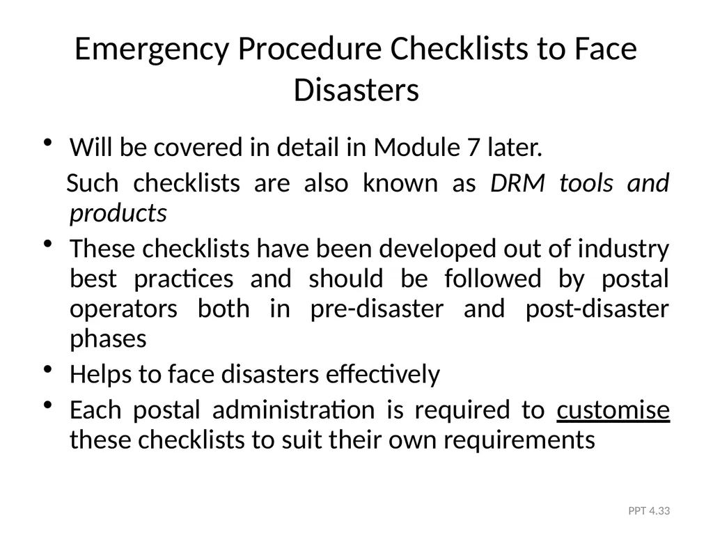Module 4 The Five Phases of DRM PPT 4.1 Module - slide 33 of 35