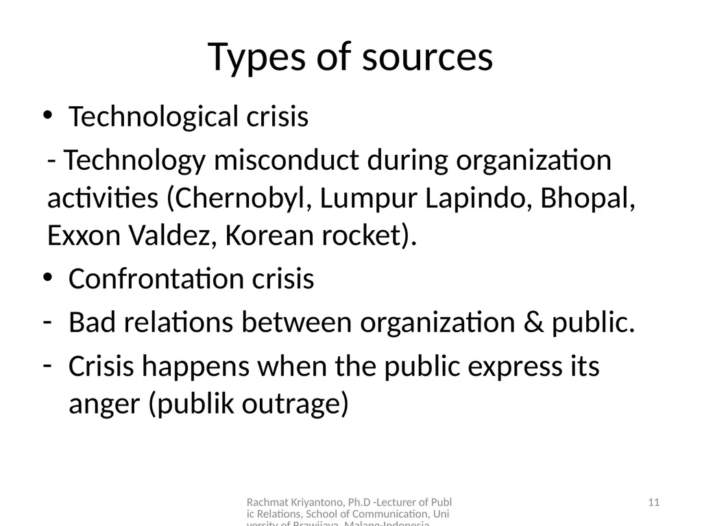 CRISIS (Seri Management Crisis) Rachmat - slide 11 of 17