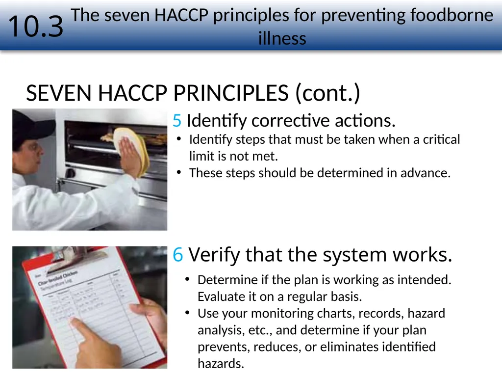 1 Food Safety Management Systems Chapter Number 10 - slide 10 of 22