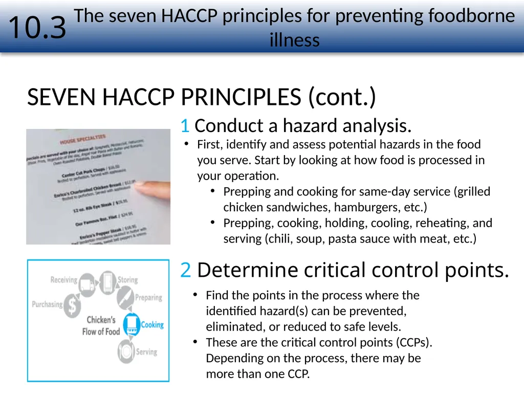 1 Food Safety Management Systems Chapter Number 10 - slide 8 of 22