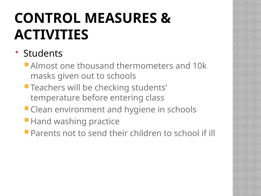 Brunei Darussalam: Experience In Health Crisis - slide 10 of 17